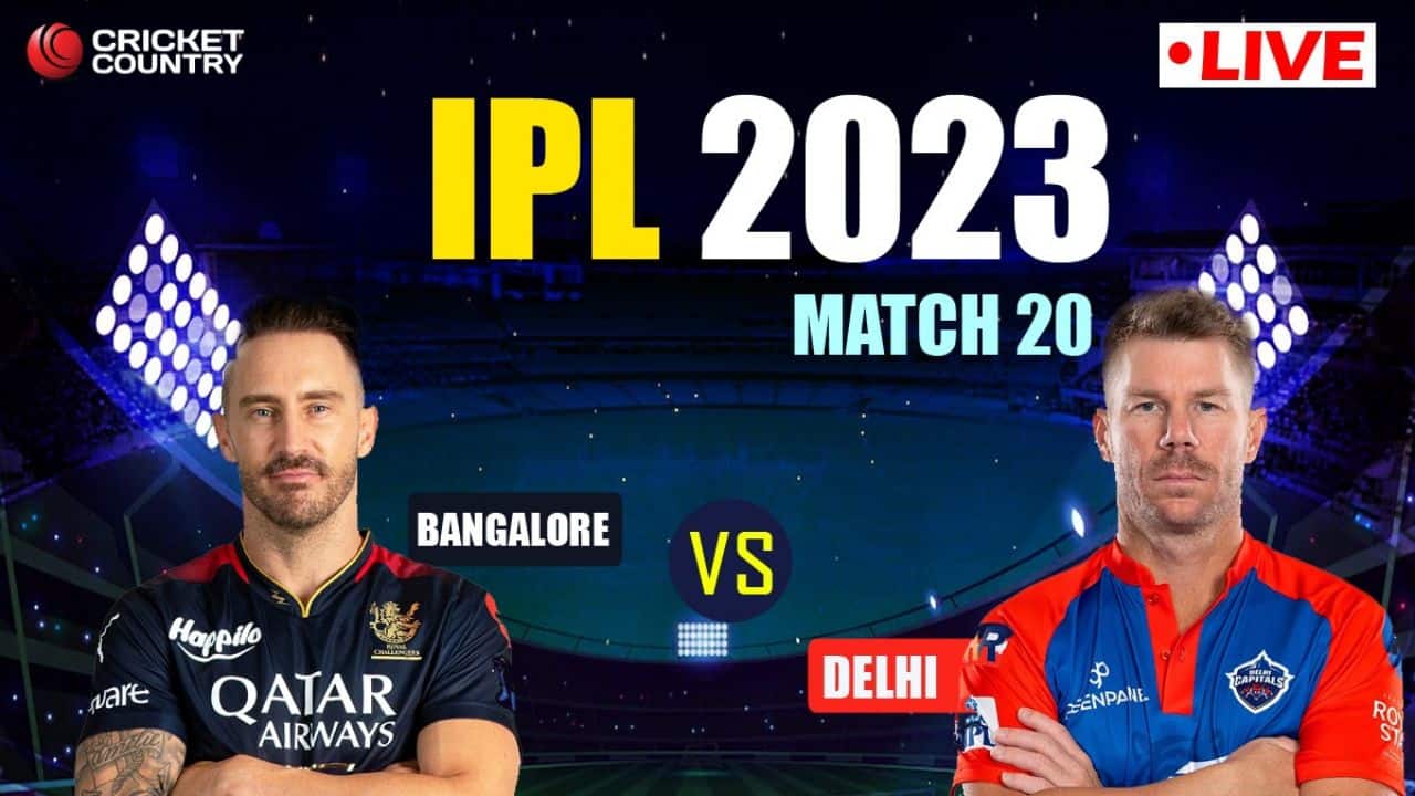 Live Score-Royal Challengers Bangalore vs Delhi Capitals Live Cricket Score and Updates: RCB vs DC  20  match Live cricket score at M.Chinnaswamy Stadium, Bengaluru